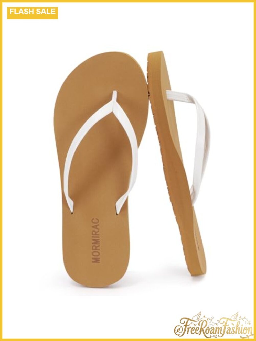 Faux Leather Thong Flip Flop Sandals Yoga Foam Arch Support Beach Casual